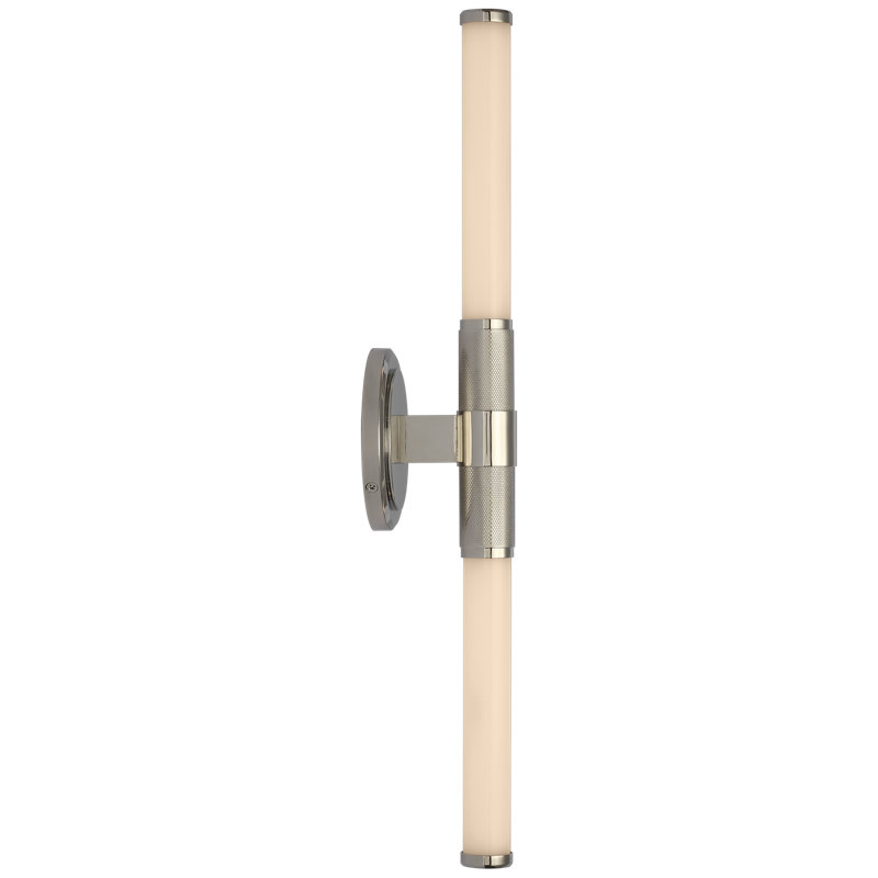 Ralph Lauren Barrett 21" Up and Down Bath Light with White Glass, Polished Nickel