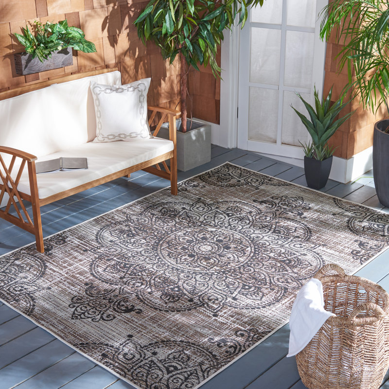 Havana Performance Oriental Indoor/Outdoor Area Rug, Rectangle 9' x 12'