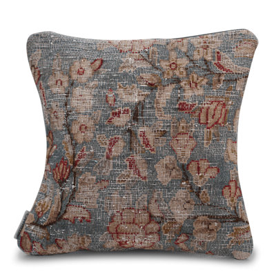 100% Wool Throw Square Pillow Cover & Insert