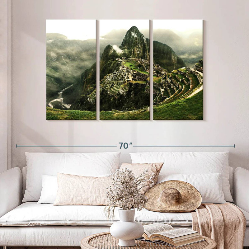 Lilie vue du Machu Picchu, H 32 po x l 50 po