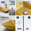 Lavabo de salle de bain rectangulaire Sottile-100784927