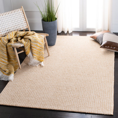 Marlinde Handmade Tufted Beige Area Rug