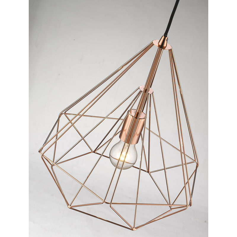Angus 1 - Light Single Pendant, Copper