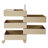 Storage Cabinet Bedside Table Rotating Sofa Side Cabinet Storage Rack With 4 Wheels-590351020