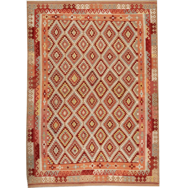 Tapis multicolore de haute qualité noué à la main