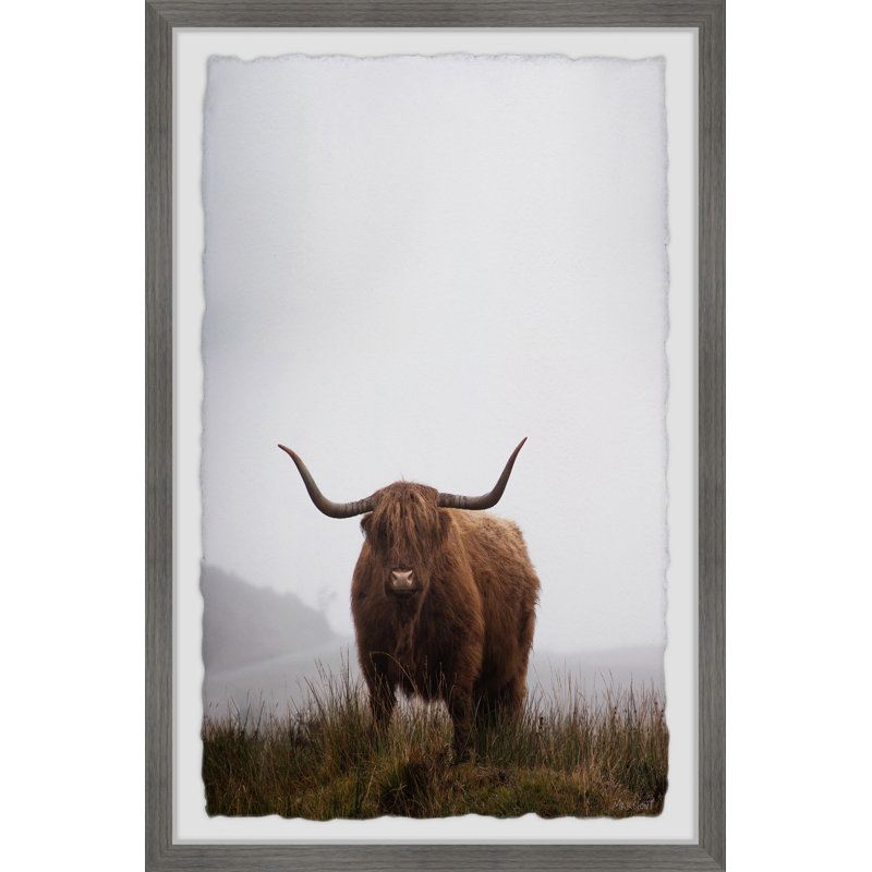 High Mountain Pasture - Single Picture Frame Print, 30cm H x 20cm W x 3.81cm D