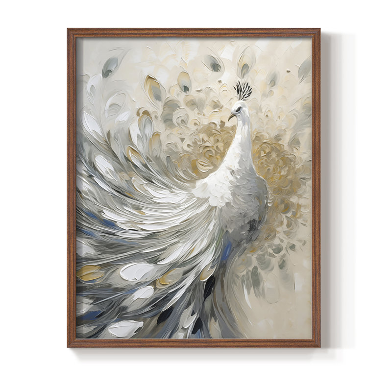 ANIMALS Series CCLIX, reproduction encadrée - bois massif, 30'' H x 24'' W, Noyer