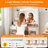 Vanity Desk With Mirror And Lights,Makeup Vanity With  2 Usb Power Strip, Vanity Set With Three Drawers And Two Cabinet, 7 Lights With 3 Lights Colors, Foldable Three-Sided Mirror(White)