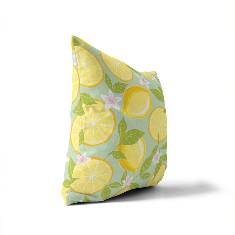 Palm Outdoor Pillow, 18"H x 18"W