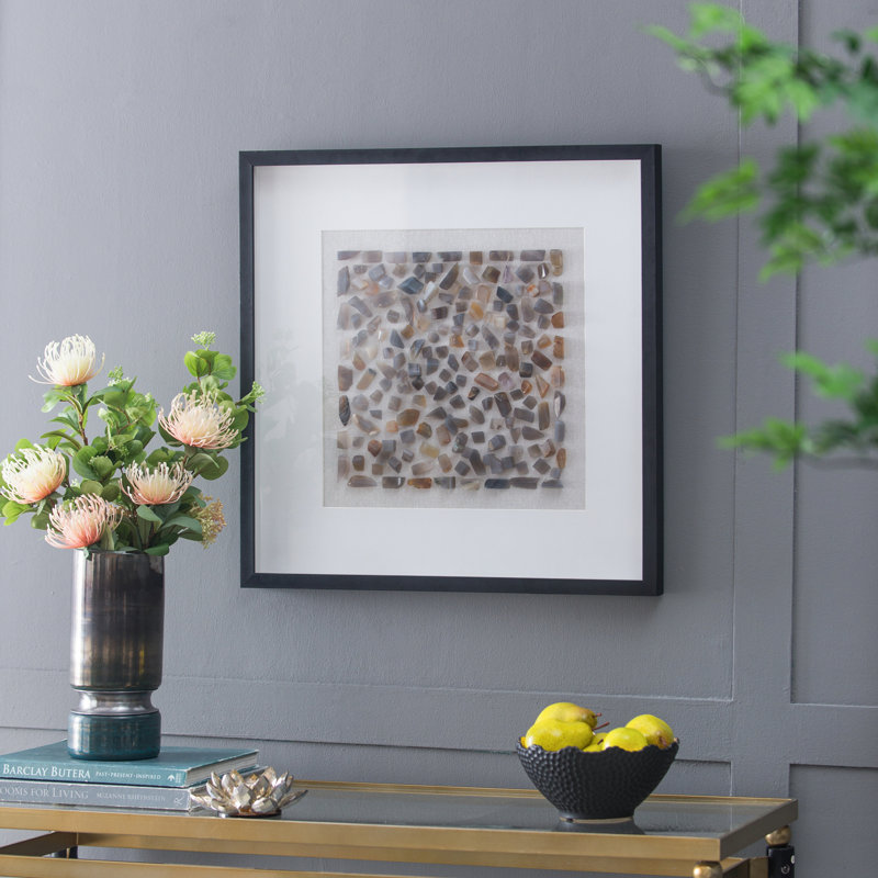 Shokha Agate Shadow Box Wall Décor
