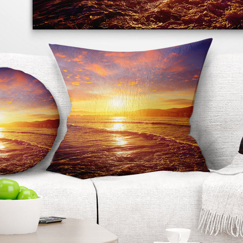 Coussin lombaire cullera playa los olivos, Carrée 18 po x 18 po