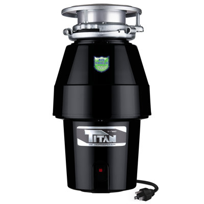 Broyeur à déchets à alimentation continue 1/2 HP TITAN
