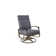 Chaise de patio pivotante avec coussins Askar
