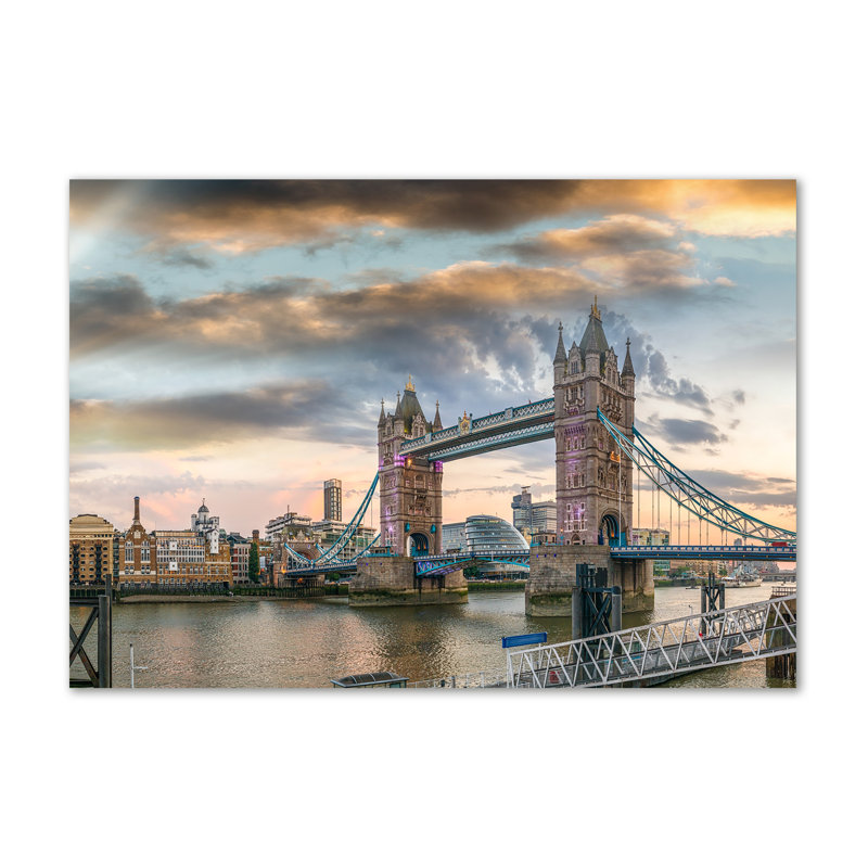 Tower Bridge London - Wrapped Canvas Print