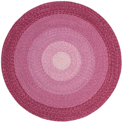  Ombre Hand Braided Wool Rug