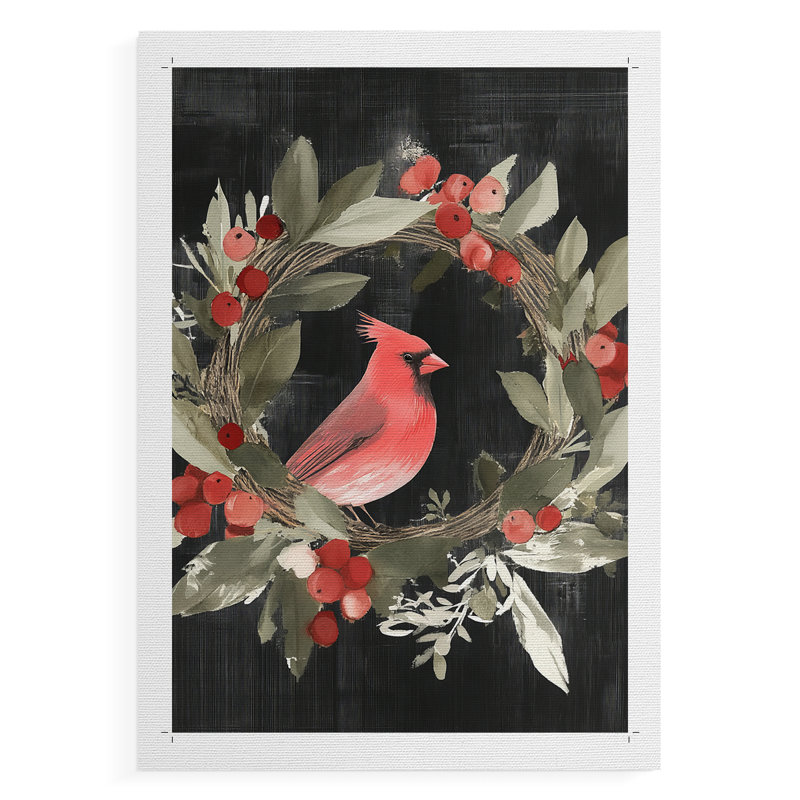 Christmas Holiday Art XXXI -Impression sur toile seulement - NON-CADRE