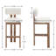 Francile Upholstered Stool with Solid Wood Frame-1176091271-1176091270