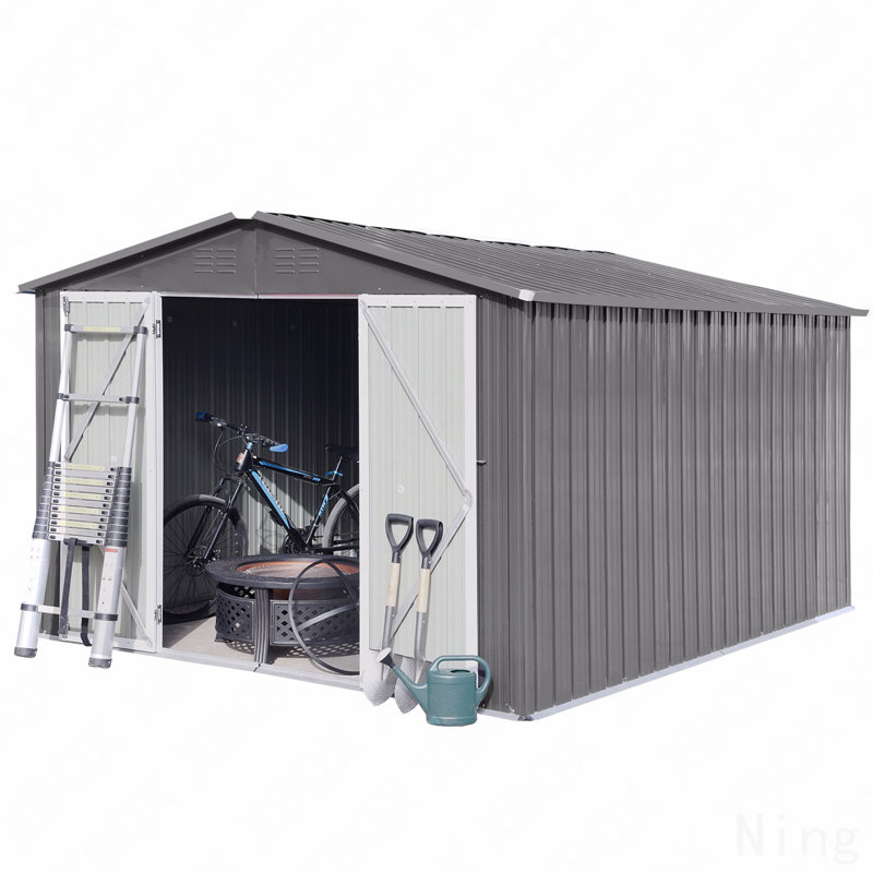 Remise de rangement en métal pour l'extérieur 10 pi x 12 pi