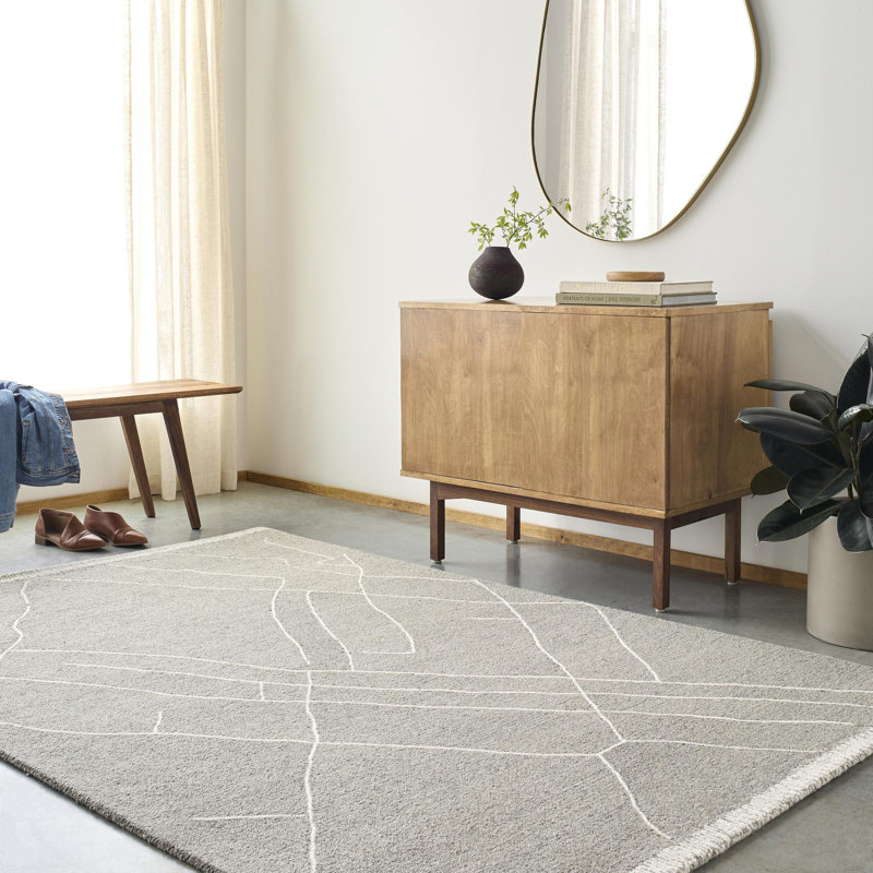 Tapis rectangulaire en laine Peregrina, Rectangle 9 pi x 12 pi