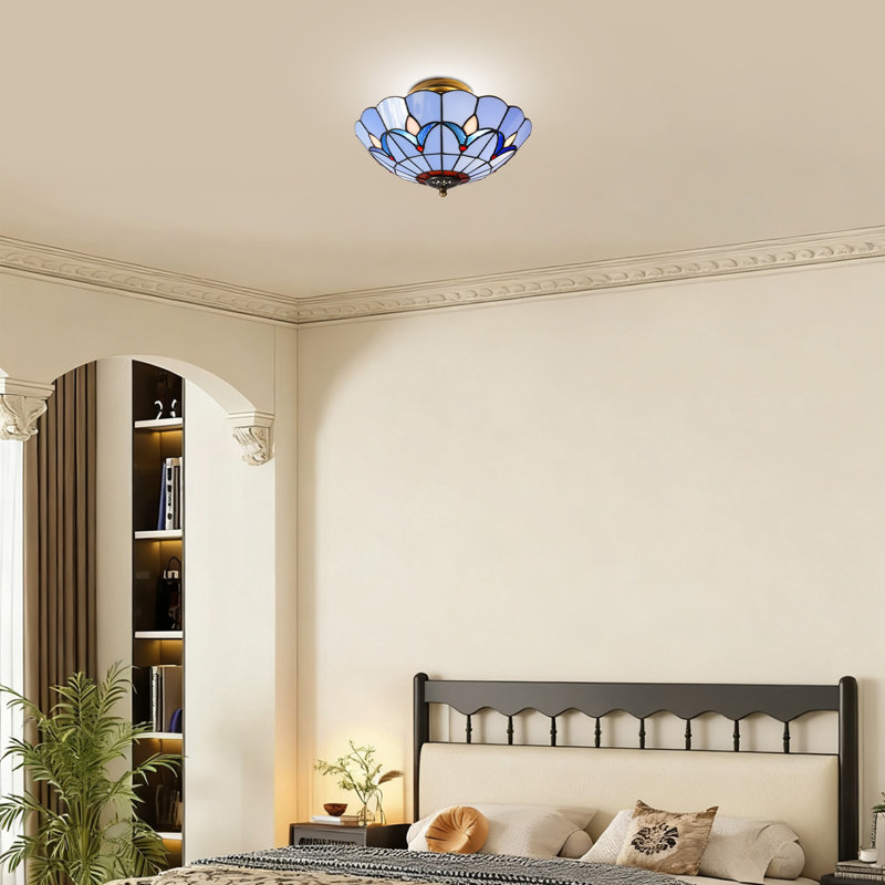 Lampe encastrée en verre 4,3 x 11,8 po