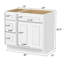 Base de meuble-lavabo simple 36 po seulement-93719234
