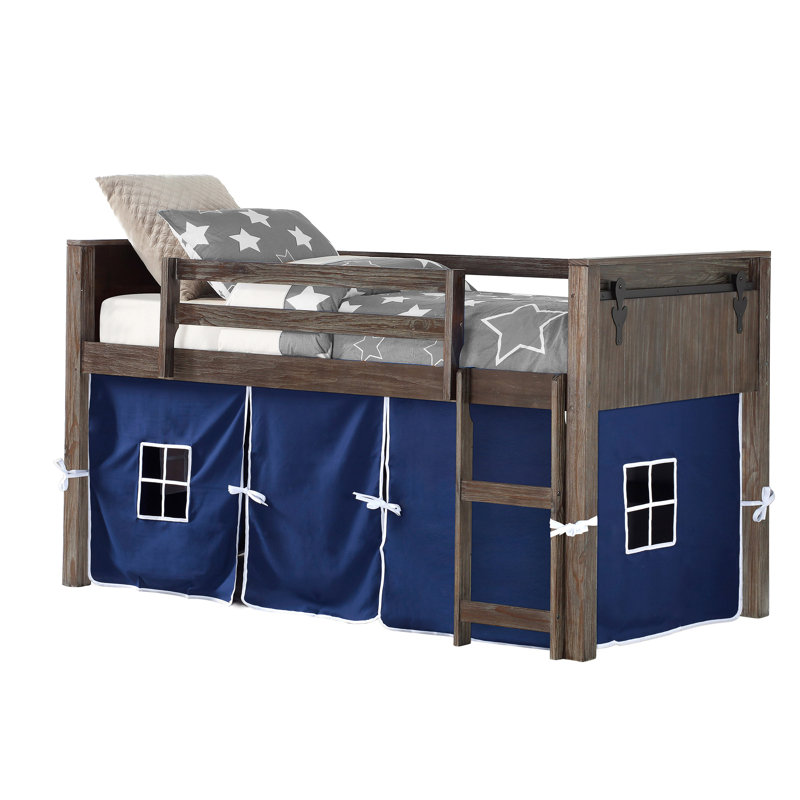 Lit mezzanine simple Ivanna par Harriet Bee, Bleu