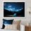 Starlit camping in Canada 1 - camping, art mural