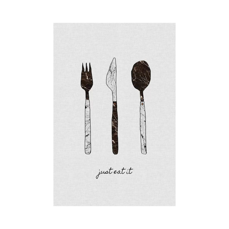 Just Eat It by Orara Studio - Wrapped Canvas Print, 20.32 cm H x 30.48 cm W