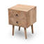 Rudden 45cm W Solid Wood Bedside Table