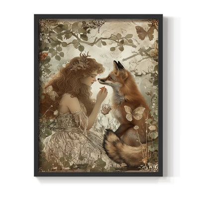 Reproduction encadrée WOMEN Series CDVII - bois massif