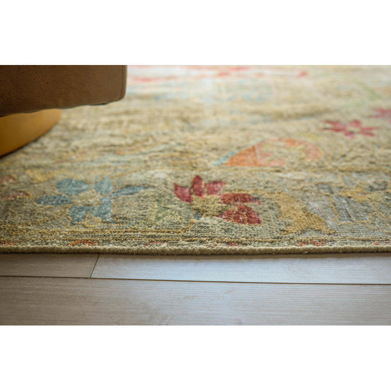 Antic Hand Knotted New Zealand Wool Camel Area Rug, 8'X10'