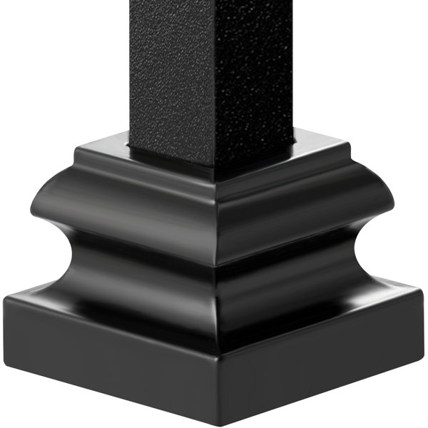 Iron Baluster Shoes Stair Flat Shoe With Screw And Hex Wrench For 1/2