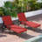 Outdoor Chaise Lounge , Cushion Included-1270871720
