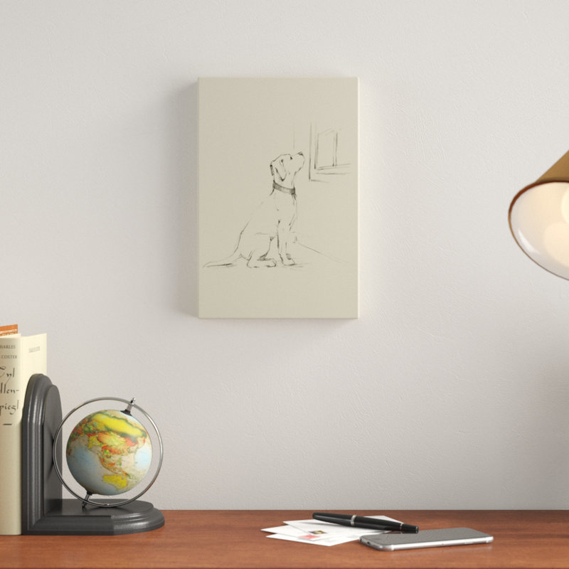 «Waiting for Master III», reproduction d'art sur toile, H 12 po x l 8 po