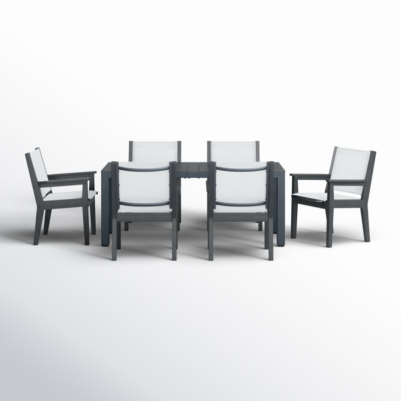 Sharelle Outdoor Dining Set of 7pcs