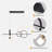 Tahan 5 - Light Matte Black LED Kitchen Island Pendant