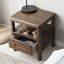 Mulcahy 45cm W Solid Wood Bedside Table