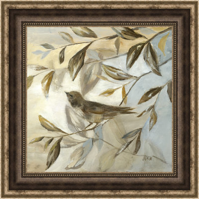 « spring fling ii », reproduction de peinture à l’aquarelle encadrée