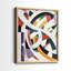 ABSTRACT Series LV III - Reproduction encadrée de qualité supérieure - prêt à être accroché - aucun clou requis - aucun clou requis-751498953-751498964