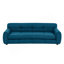 Lit pour chien doux et confortable pour chiens grands et surdimensionnés, canapé pour chien surélevé durable, canapé pour chien confortable, canapé pour chien en lin moderne et tendance - bleu foncé-125428213
