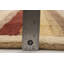 Tapis en laine doré/brun 4 pi 1 po x 6 po main one-of-kind-noué la 2010 Ziegler