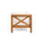 Patio X-Back Right Corner Bench, Beige-703533190