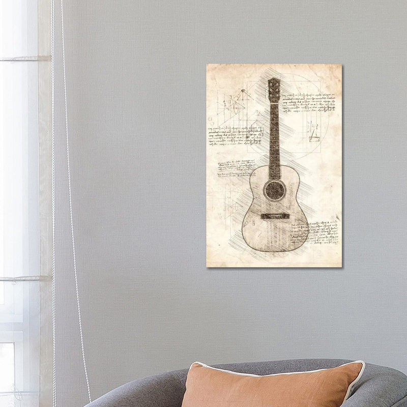 Guitar by Cornel Vlad - Wrapped Canvas Gallery-Wrapped Canvas Giclée, 66.04 cm H x 45.72 cm W