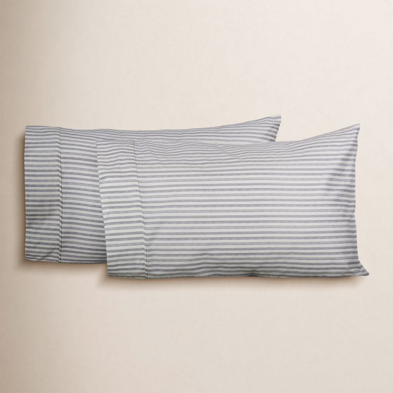 Cobbett Striped Sheet Set, Twin, Gray