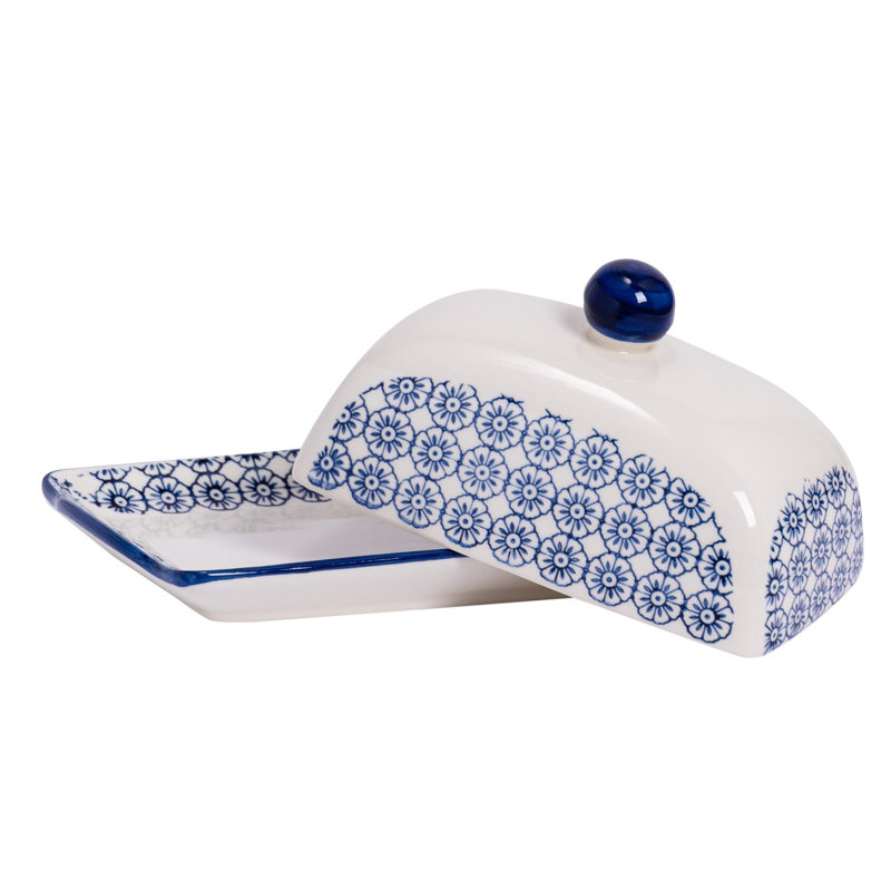 Nicola Spring Porcelain Butter Dish