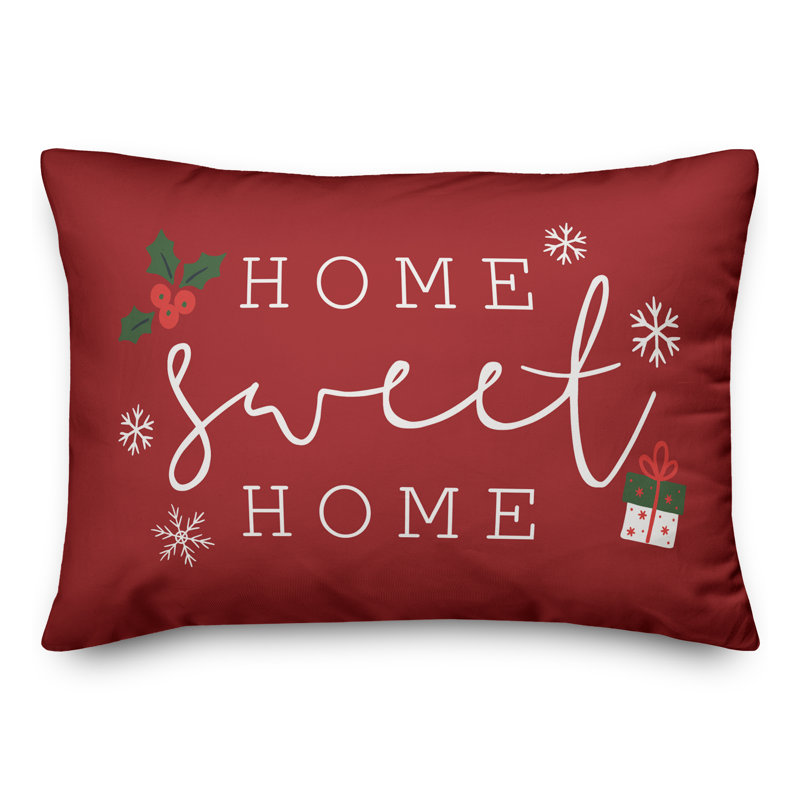 Throw Pillow, Red