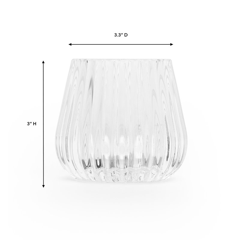 Vincenza Votive Amber, Clear