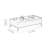 Solid wood granite slab sliding coffee table