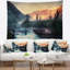 Paysage, glacier, parc national, tapisserie du Montana-28486559