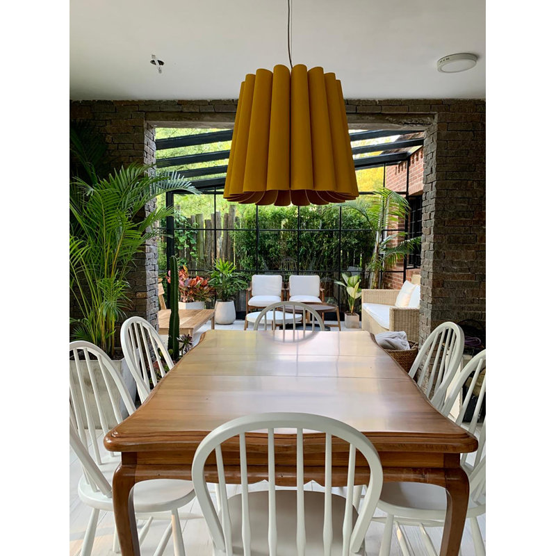 Renata 80 Oval Pendant, Yellow